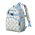 thumbnail image 2 of White Girl Dance Pattern Backpack for School,Cute School Bag,Schoolbag with Adjustable Shoulder Straps & Padded Back,15.25"x11.5"x5.25", 2 of 5