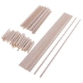 thumbnail image 5 of Pack 10/20/50 Balsa Wood Dowels Rods Sticks Lightweight Wood Multipurpose Wood - 5mm Diameter, 50mm 120mm 300mm Long - 20pcs 120mm, 5 of 6