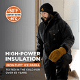 thumbnail image 2 of RefrigiWear Iron-Tuff Ice Parka - Men's Insulated Winter Jacket, -50°F Comfort Rating, Water-Resistant & Windproof, 2 of 6