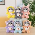 thumbnail image 2 of Juguetes de peluche de animales de peluche Kawaii para niños, muñeca de gato de dibujos animados, juguete suave con campana, regalo para niñas, 25cm Fivean Peluches, 2 of 2