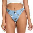 thumbnail image 1 of Fotbe French Bulldog Puppy Tanga Sin Costuras para Mujer con Estampado – Panties Invisibles, Transpirables y Cómodos para Uso Diario-3X-Large, 1 of 6