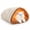 Brown, variant on Cat Sleeping Bag for Indoor Cats, Plush Cat Cave Bed with Semi-Enclosed Burrow Design, Soft Long Fur Lining, Washable Foldable Cat Pouch Bed for Kittens, Cozy Hideaway Nest, 19.3 x 16.9 Inch