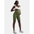 thumbnail image 3 of Time and Tru Women's Maternity Bike Shorts, Sizes S-XXL, 3 of 6