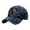 Blue, variant on Men Women Halloween Baseball Hat Skull Flower Print Adjustable Vintage Sun Hat Hop Streetwear Sports Casual Dad Hat Red