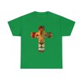 thumbnail image 2 of Christian Religious Jesus The Lion Of Judah Cross T-Shirt, 2 of 12