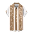 thumbnail image 5 of Summer Business Shirts for Mens Fashion Plus Size Casual Short Sleeve Vintage Bowling Shirt Cuba Beach Summer Shirts Button Up Shirt, 5 of 6