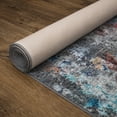 thumbnail image 3 of Ocean Breeze Multi 3 ft. x 4 ft. Machine Washable Abstract Indoor Area Rug, 3 of 4