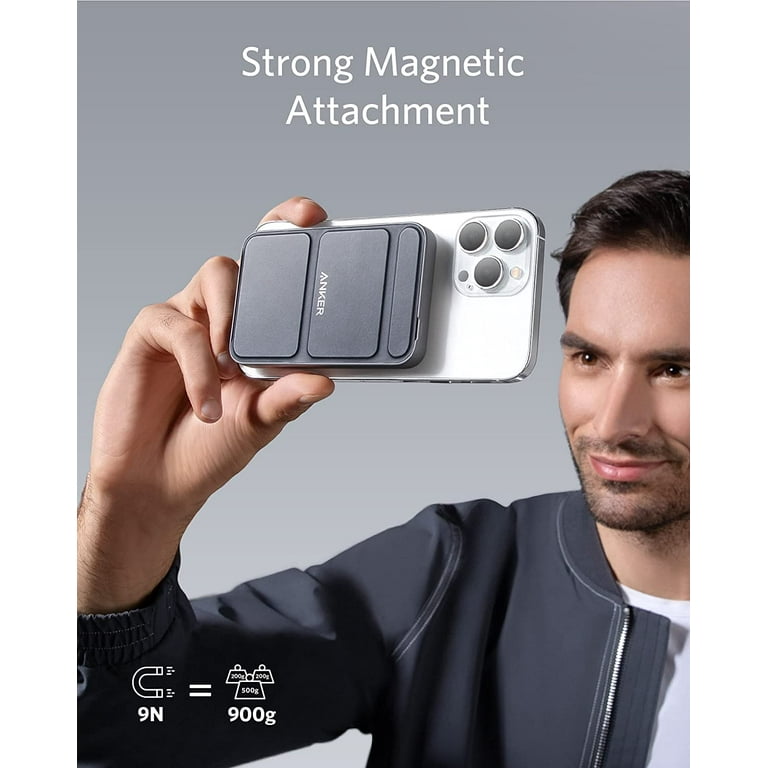 Anker 622 Magnetische Kabellose Powerbank (MagGo), 5000mAh Einklappbare  Magnetische Powerbank mit USB-C für iPhone 13 und 12 : :  Elektronik & Foto