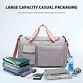 thumbnail image 4 of Btomtd Casual Shoulder Bag Made of Cloth, Crossbody Bag and Purse with Large Capacity, Messenger Handbag Featuring Multiple Compartments for Personal Items, Dark Blue, 4 of 9