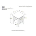 thumbnail image 6 of Mission Printer Stand with Charger White, 6 of 8