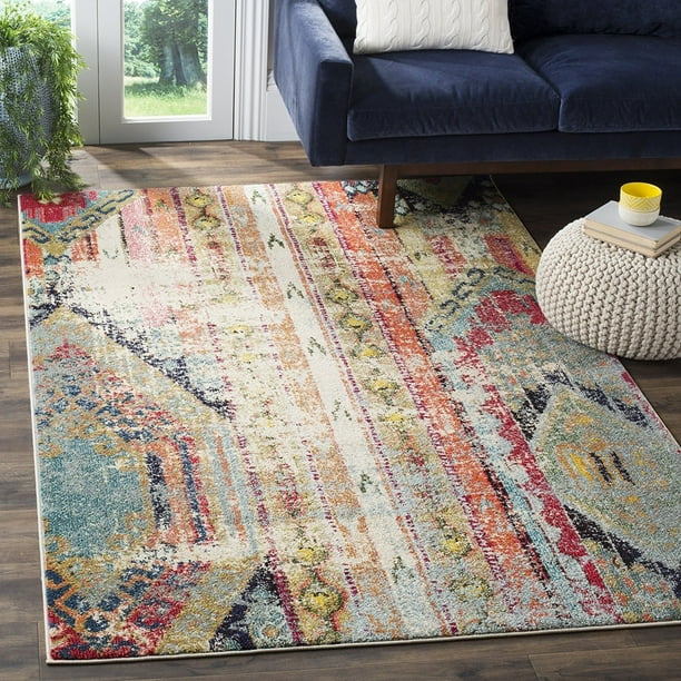 Safavieh Monaco Collection Mnc222f Modern Bohemian Multicolored Safavieh Monaco Collection Mnc222f
