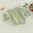 thumbnail image 4 of Chandail Décontracté à Manches Courtes pour Fillettes, Col Uni, Tricot, Hauts, Rose, 2-3 Ans, 4 of 7