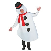 Adult’s Large Snowman Costume - Apparel Accessories - 2 Pieces