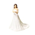 thumbnail image 4 of Juego de simulación de novia y novio 1/87, decoración de escritorio de resina, accesorios de estatua pequeña, figuras pintadas deportivas para mesa de , novia blanca, 4 of 8