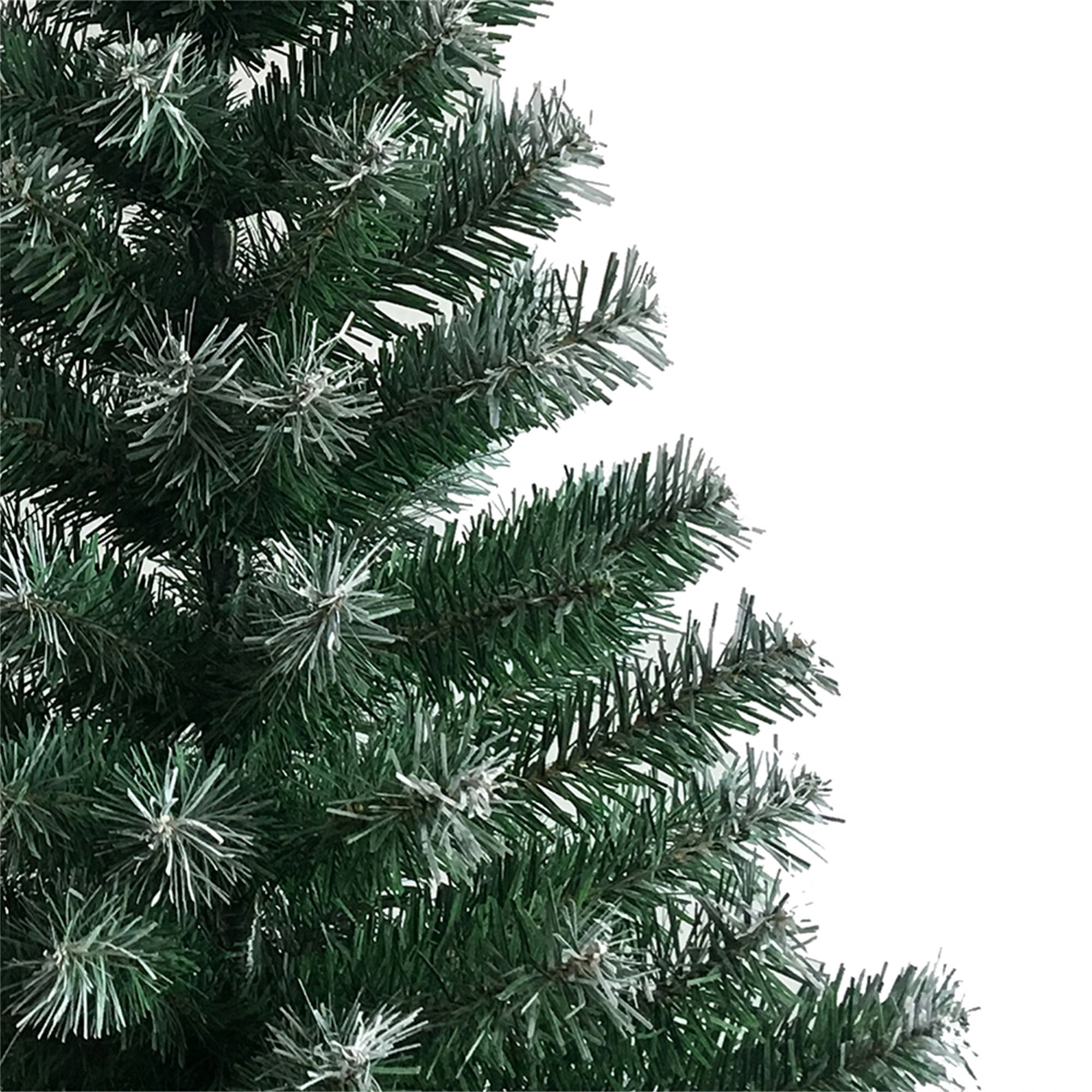Kepooman 6ft 1050 Branch Christmas Tree,Artificial Christmas Tree for Home Office with Iron Leg, White PVC Xmas Tree Kepooman 6ft 1050 Branch Christmas Tree,Artificial Christmas Tree for Home Office with Iron Leg, White PVC Xmas Tree