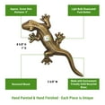 thumbnail image 2 of Waterwood Solid Brass Large Lizard/Gecko Doorbell in Antique Brass Finish, 2 of 2