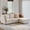 Beige, variant on Tina's Home 127" Oversized Modular U-Shaped Sectional Sofa, 6-Seat Convertible Couch with Storage Ottoman, Double Chaise Lounge for Living Room Beige