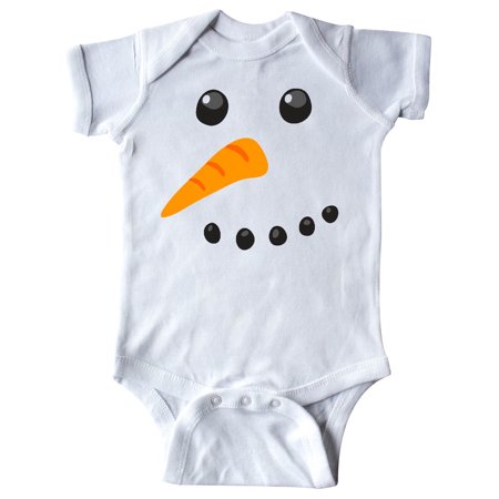 

Inktastic Snowman Face Gift Baby Boy or Baby Girl Bodysuit