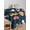 White Dark Blue Yellow, variant on Sports Theme Table Cloth, Cartoon Soccer Baseball Basketball Star Blue Waterproof Tablecloth for Square Tables, Reusable Washable Fabric Table Cover for Restaurant Kitchen Dining Tables 60"x60"