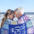 thumbnail image 2 of LHSHID 50th Birthday Gifts for Women Funny Blanket Womens 50th Birthday Gifts Ideas Birthday Gifts for Women 50th Birthday Decorations Women Unique 50th Birthday Blanket 60"x80", 2 of 6
