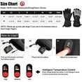 thumbnail image 3 of SAVIOR HEAT Heated Gloves for Men Women, Rechargeable 2200mAh Battery Powered Ski Gloves, Waterproof Touchscreen Electric Heated Winter Hand Warmer Gloves for Cycling Skiing Motorcycling Hunting, 3 of 9