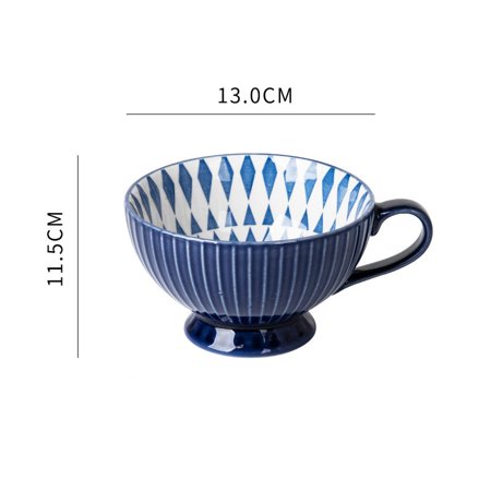 

Livesture Creative Nordic Printing Bowl Embossed Ceramic Household Rice Bowl Small Bowl K