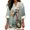 Bird and Flower Pattern, variant on Cotton Linen Women's Long Sleeve Tops Cactus Desert Print Curved Hem Beach Tops Comfy Lightweight Casual Loose Fit Blouses for Work, Size Small