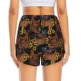 thumbnail image 4 of Haiem Chicken Rooster Women's 2 in 1 Running Shorts - Lightweight Athletic Workout Gym Yoga Breathable Sports Shorts Liner with Phone Pockets-Medium, 4 of 9
