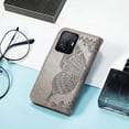 thumbnail image 6 of for Xiaomi Mi 11T Wallet Case,3D Butterfly PU Leather Shell with Credit Card Slots Case Cover for Xiaomi Mi 11T/Pro Rhinestone Grey, 6 of 6