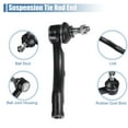 thumbnail image 6 of Unique Bargains 6pcs Front Inner Outer Tie Rod Ends Kit Suspension Steering Tie Rod End for Toyota Corolla Drag Link Black, 6 of 7