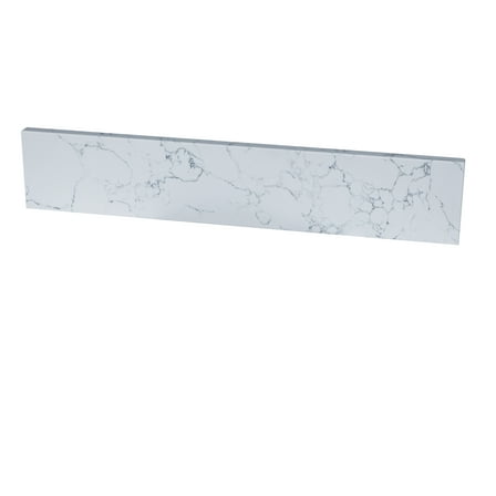 MMTX 37" lightning white engineered stone vanity top backsplash