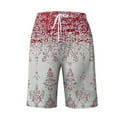 thumbnail image 4 of Hvot&aat Women's Casual Bermuda Shorts Printed Home Shorts With Elastic Waistband Drawstring And Side Pockets, 4 of 5