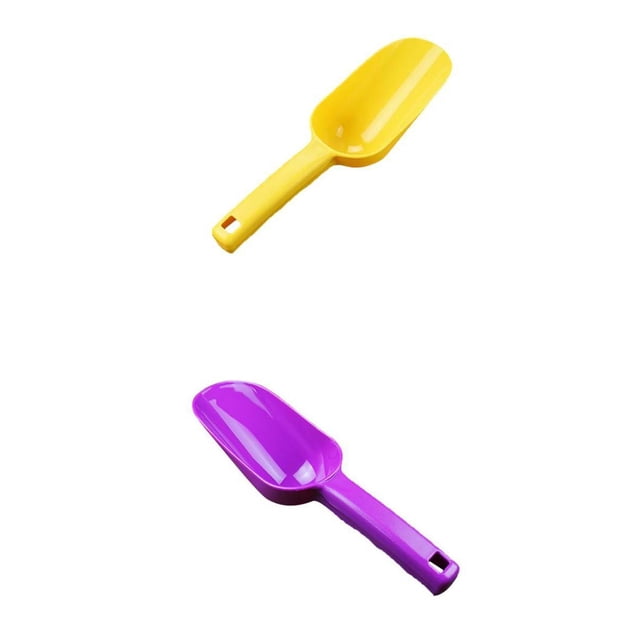 Pala de Plástico para Dulces de Comida con de de 2 Piezas para Barra de Cocina, Fiesta Buffet M Soledad Cucharadas de hielo de colores