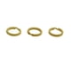 thumbnail image 4 of 2x 20 Piezas de Latón Plano perfecl Anillos de latón para llaveros 15 Mm, 4 of 8