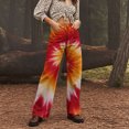 thumbnail image 6 of Endives Women's Pants Tie Dye Printed Casual Wide Leg Pants Fall Outfits for Women 2025, 6 of 7