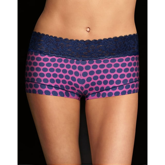 Maidenform Shorty en Coton pour Femmes avec Dentelle - Article à Succès, 5