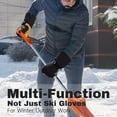 thumbnail image 4 of OZERO Winter Warm Gloves, Thermal Snow Mittens for Men Women, Skiing Snowmobiling Snow Shoveling, 4 of 6