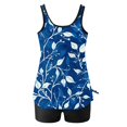 thumbnail image 4 of Awdenio Two Piece Swimsuit for Women Flowy Swimwear Two Piece Bathing Suits Swim Tank Top with Boyshorts, 4 of 5