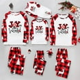 thumbnail image 5 of Matching Family Christmas Pajamas, Classic Red Buffalo Plaid PJs, Holiday Joy Set for Family and Pet, 5 of 7