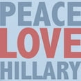 thumbnail image 2 of CafePress - Peace Love Hillary Clinton Infant Bodysuit - Baby Light Bodysuit, Size Newborn - 24 Months, 2 of 4
