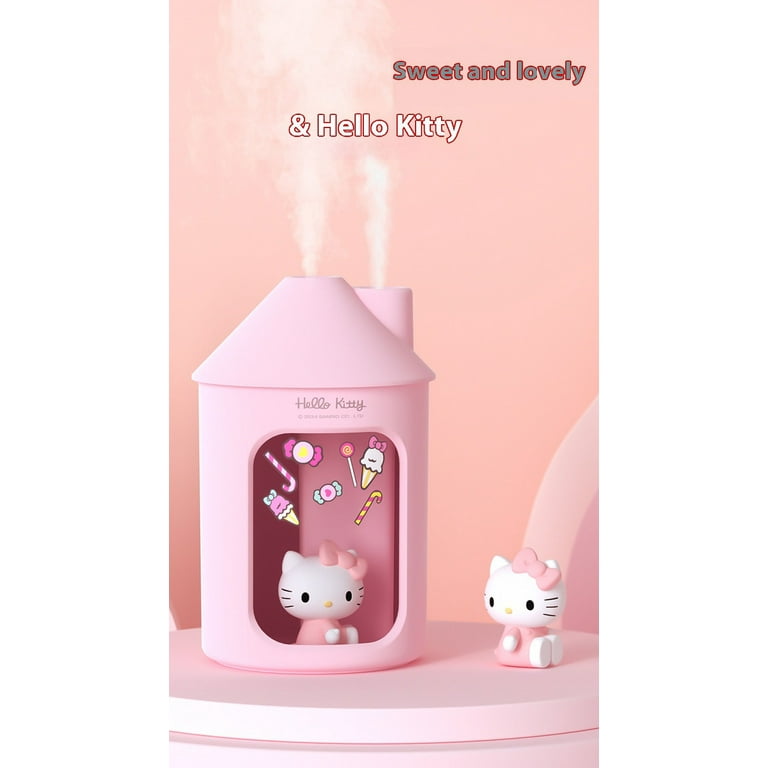 Hello Kitty Sanrio Colorful Mini Air Humidifier Sanrio Breathe Easy with Ultrasonic Cool Mist Cordless Super Quiet