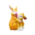 thumbnail image 2 of DimyFew Garden Bunny Statue Animal Sculpture Decorative Spring Decoration Rabbit Figurine for Living Room Windowsill Porch Lawn Patio Yellow, 2 of 8