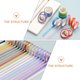thumbnail image 3 of 60 rollos de cinta Washi de cuenta manual DIY, cintas Washi de 60 colores, cintas Washi decorativas, 3 of 6