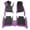 Purple-black, variant on Custom Car Floor Mats Liners for Mitsubishi Eclipse Cross 2017-2025 Lancer Luxury Waterproof Auto Carpet