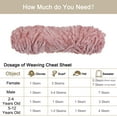 thumbnail image 4 of Unique Bargains Chenille Polyester Velvet Light Pink Yarn, 3 Skeins, 4 of 7