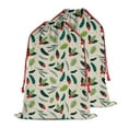 thumbnail image 2 of Christmas Bags Drawstring,Green and Red Christmas Holly Pattern Large Xmas Christmas Gift Bags,Reusable for Xmas and New Year Party Favors and Supplies,27.6" X 19.7", 2 of 6