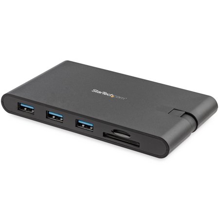 UPC: 0065030879170 | StarTech.com USB C Multiport Adapter – USB Type-C Mini Dock with HDMI 4K or VGA 1080p Video – 100W Power Delivery Passthrough  3-port USB 3.0 Hub  GbE  SD & MicroSD – Laptop Travel Dock
