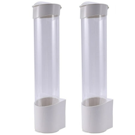 

2X Dispenser Automatically Drop Cup Remover Disposable Cup Plastic Cup Paper Cup Dust Storage Rack