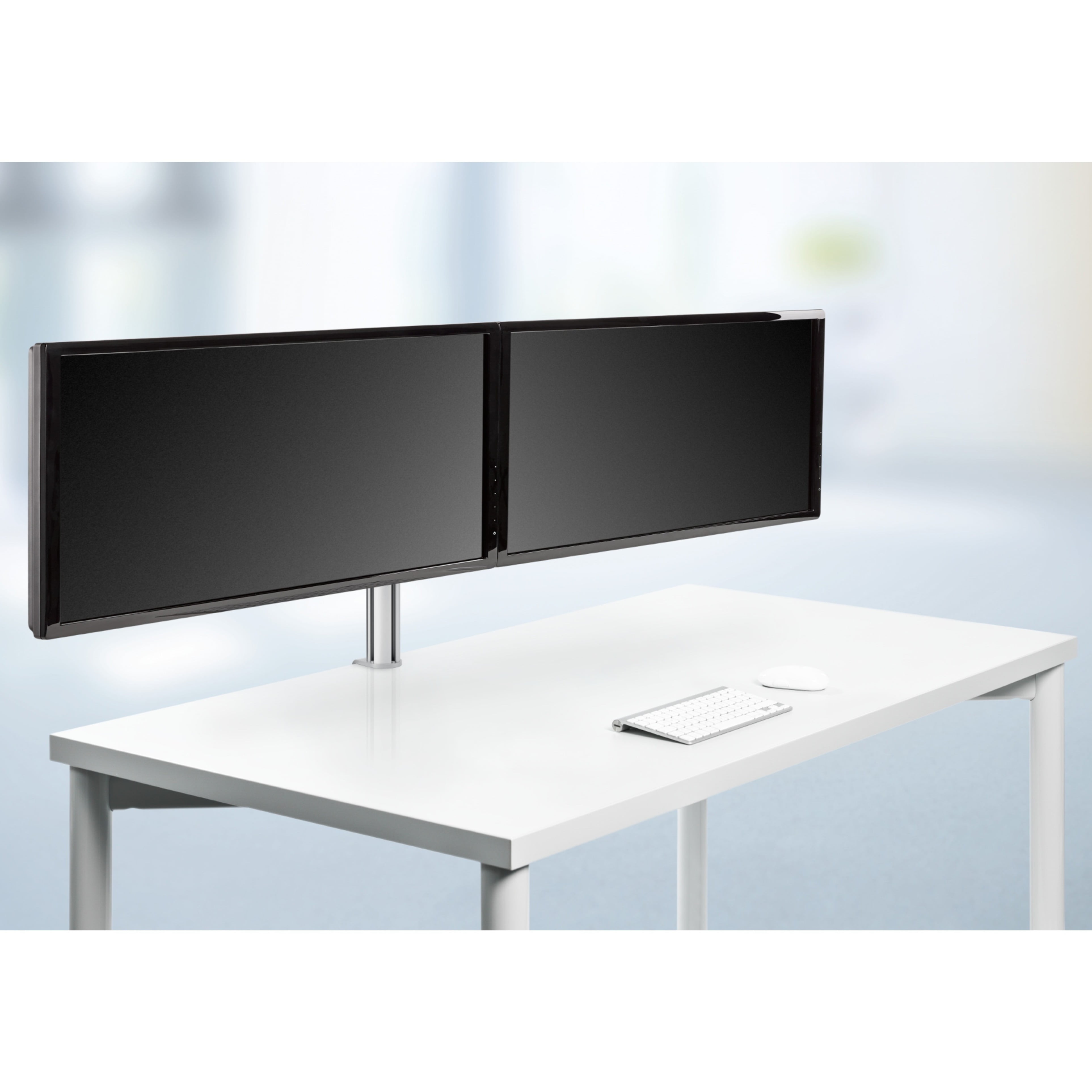 Novus TSS Duo 450mm Monitor Arm Set, Fully Adjustable, Table Clamp Mount, Supports 2 Monitors