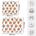 thumbnail image 2 of Ryvnso Cute Elks Dish Drying Mat for Kitchen Countertop 16x18 Small Dish Pad Drainer Rack Dish Sink Mats, 2 of 7